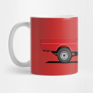 Land Cruiser FJ45 Pick Up Red Mug